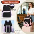 thumbnail image 5 of Cute Casual College School Bookbags, Large‑Capacity Lightweight Backpack, Travel Daypack for Teens, 5 of 7