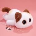 thumbnail image 2 of Big Eyed Black Plush Cat Stuffed Animal Doll - Cute Cuddle Kitten Pillow Toy Soft Plush Doll Gift, 2 of 4