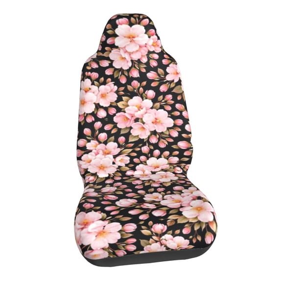 Cherry Blossom Car Seat Covers Stretch Car Seat Protectors Universal Fit