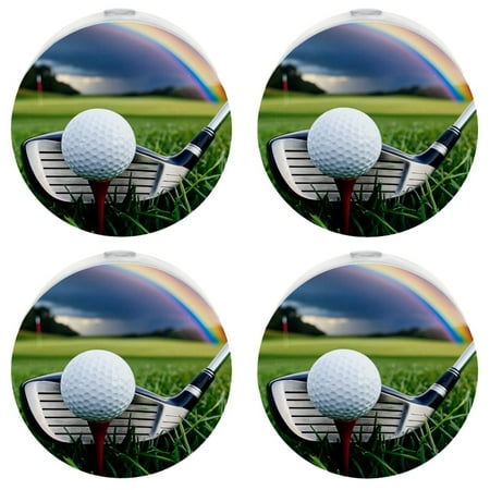 

Plug in Led Night Light with Auto Dusk to Dawn Sensor White Nightlights for Hallway Bedroom Kids Room Kitchen Stairway 4 Pack Golf Usa Turf Sport