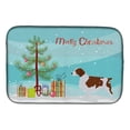thumbnail image 1 of Carolines Treasures BB2918DDM Welsh Springer Spaniel Merry Christmas Tree Dish Drying Mat, 1 of 1