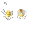 thumbnail image 2 of YINGQING Quacking Toy Keychain Keyboard Clicker& Caps Keychain USB Charging Sensory Toys For Stress And Anxiety，With A Charging Cable, 2 of 5
