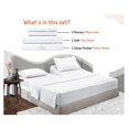 thumbnail image 2 of Gexandy 32" Queen Split Top Head Sheet Set 1800 Threads Top Sheet for Adjustable Bed 4 Piece Sheet Set 18" Deep Pocket for Sleep Number Bed - White, 2 of 8