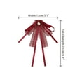 thumbnail image 2 of INSPIRE CHIC Women's Lace Bow Tie Pre-Tied Ribbon Wedding Party Bow Brooches, 2 of 5