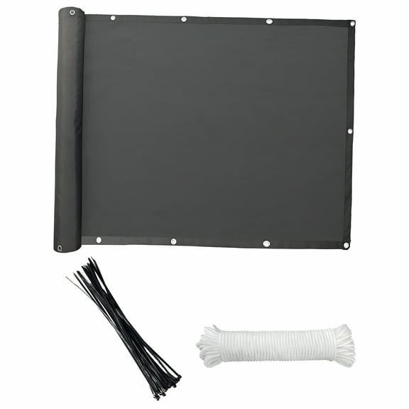 SELIVO Weatherproof Wind Protection Windscreen,Privacy Screen Balcony,90x300cm Garden Privacy Screen,HDPE Balcony Cover for Outdoor Deck