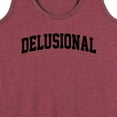 thumbnail image 3 of Instant Message - Delusional - Women's Racerback Tank Top, 3 of 6
