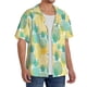 thumbnail image 2 of Fotbe Pineapples1 Camisa Estampada de Manga Corta para Hombre, Casual de Verano, Estilo Playero, Sin Arrugas-Small, 2 of 5