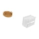 thumbnail image 5 of Cesta De Frutas De Acrílico Tejido Y Caja Para Guardar Papel Higiénico, Tazón Moderno Para Servir Refrigerios Y Soporte Para Papel De Seda Montado En La Pared, Plato Para Pan Para Escritorio, 5 of 8