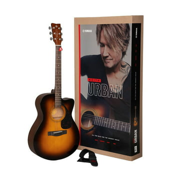 URBAN Guitar by Yamaha - Developed by Keith Urban and Yamaha with Interactive Lesson App, Guitar Strap, and Picks