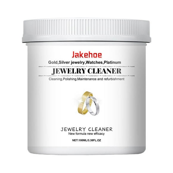 Rbaofujie All Purpose Cleaner Jewelry Cleaning Agent Jewelry Metal Cleaning Solution Diamond Necklace Rust and Ash Removal Care Solution 100ml Leather Couch Cleaner