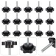 thumbnail image 4 of 20pcs T Track Bolt M6x30 Handle Clamping Knob Star Knob Thread Accessory, 4 of 9