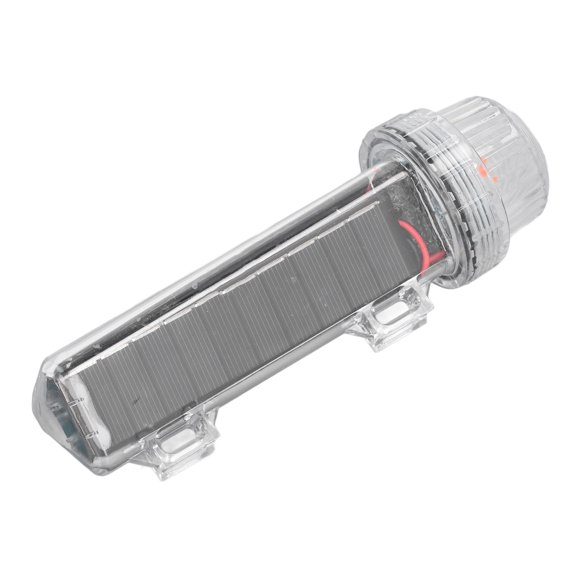 Solar Strobe Warning Light Solar Flashing Light Marine Warning Light 360 Degree Waterproof Solar Charging 1800mah Baterry for Construction Traffic Dock Marine
