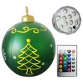 thumbnail image 1 of PENGXIANG 60cm Inflatable Christmas Ball PVC Glow Christmas Inflatable Ball (Style S), 1 of 8