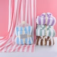 thumbnail image 6 of Godom 2 Piece Bath Towels Set, 1 Large Bath 28x55 inch, 1 Hand, Coral Velvet Soft Absorbent, 6 of 8