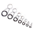 thumbnail image 1 of 14Pcs Fishing Rod Guides Tip 7 Sizes Telescopic Tip Repair Kit Line Rings Eyes Set, 1 of 6