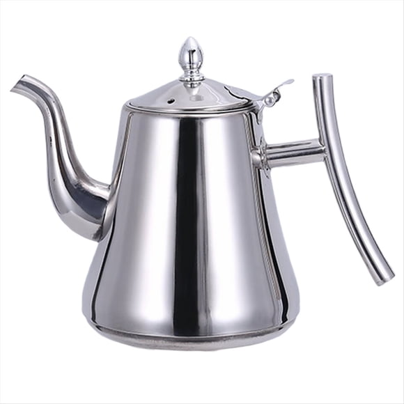 Tetera con Filtro de Acero Inoxidable Más Grueso, Tetera para Hotel, Cafetera, Restaurante, Cocina de Inducción, Tetera de 1,5 L.