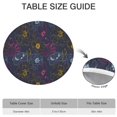 thumbnail image 6 of Pioneer Flower Floral Print Pattern Round Fitted Tablecloth with Elastic Edge,Dining Table Cover Waterproof,Outdoor Round Tablecloth for Camping,Dining,Indoor and Outdoor, 6 of 7