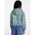 thumbnail image 3 of Wonder Nation Girls Floral Print Bubble Jacket, Sizes 4-18 & Plus, 3 of 10