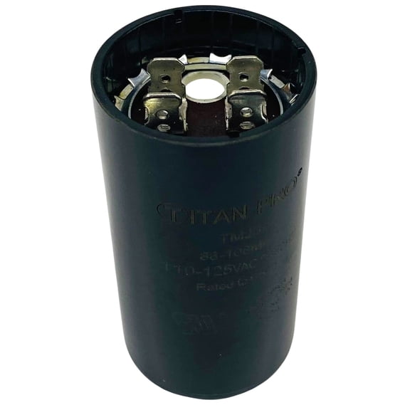 TMJ88, Packard Start Capacitor, Round, 88-108 Mfd., 110-125 Volt