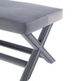 thumbnail image 4 of Manhattan Comfort Abigail Double Ottoman Bench with Solid Wood Frame in Gray, 4 of 10