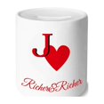 thumbnail image 1 of Love Jack Heart J Poker Rich and Rich Bank Saving Box Coin, 1 of 1
