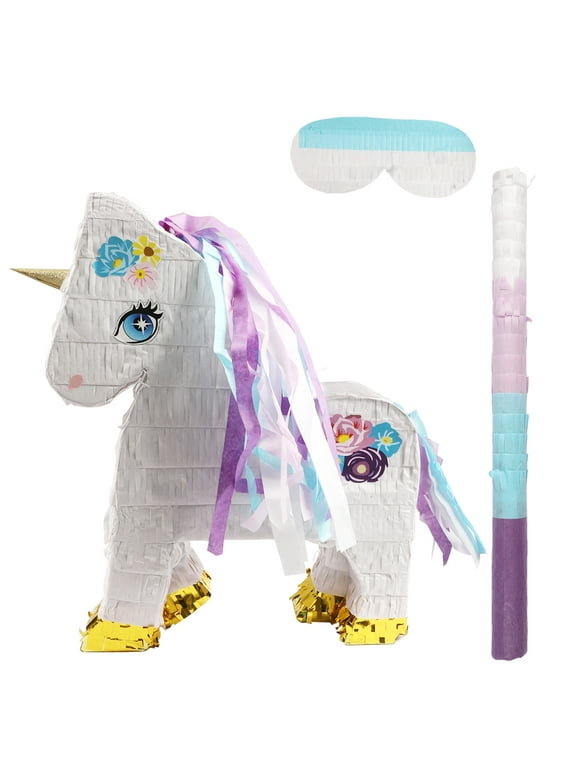 Unicorn Pinatas in Unicorn Party Supplies