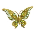 thumbnail image 2 of Rhinestone Butterfly Brooch Pin - Elegant Lapel Pin for Women's Dresses, Blazers, and Jackets, Multi-Color Sparkling Corsage Accessory for Daily Wear and Special Occasions, 2 of 5