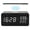Black, variant on Lancoon Digital Alarm Clock with LED Wireless Charging Temperature and Humidity Display 3 Alarms Adjustable Brightness Sound Control for Bedroom Home Office (Brown)