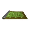thumbnail image 2 of Ahgly Company Indoor Round Oriental Green Industrial Area Rugs, 3' Round, 2 of 4