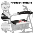 thumbnail image 5 of HELLHERO Walker Seat Cushion Cover Back Rest Covers Fit Walkers Secure Fit Dust Proof for Seniors Men Women, 5 of 7