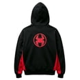 thumbnail image 3 of Moonsky Spider Cosplay Hoodie, Full Zip Face Mask Sweatshirt Streetwear Jacket for Theme Party, 3 of 6