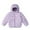 Purple, variant on Cethrio Kids Girls Puffer Jackets, Warm Hooded Zip up Lightweight Winter Coats Wine Size 3-4 T