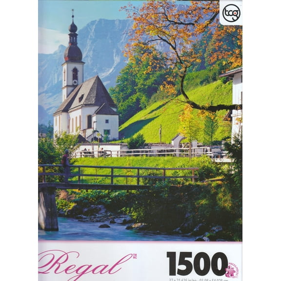 Ramsau Church Bavaria 1500 Piece Puzzle