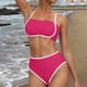 thumbnail image 4 of Trajes de Baño para las Mujeres con Impresión de Leopardo Cintura Alta, Bikini Sexy Dividido con Almohadillas Extraíbles, 4 of 9