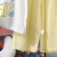 thumbnail image 6 of NIEWTR Toddler Girls Boys 2Pcs Summer Outfit Short Sleeve Tee & Pull-on Shorts Soft Breathable Pajamas Set for 2T 3T 4T Daily Loungewear(A-Yellow,2-3 Years), 6 of 6