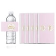 thumbnail image 1 of Spptty 5 Pcs Water Bottle Labels Pink White Self Adhesive Water Bottle Labels Decoration For Birthday Party Wedding,Happy Birthday Bottle Labels,Personalized Water Bottle Labels, 1 of 8