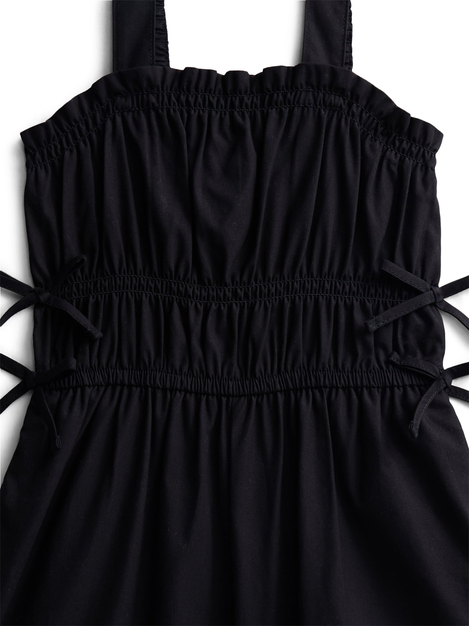 Wonder Nation Girls Elastic Waist Romper, Sizes 4-18 & Plus