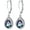 B1-rainbow CZ-halo teardrop, variant on Halo Sparkle Teardrop Leverback Earrings for Women 18K White Gold Plated Opal/Cubic Zirconia Dangle Lightweight Hypoallergenic Jewelry Gifts for Wedding