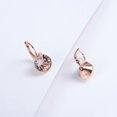 thumbnail image 2 of Colección de 2 pares de pendientes, pares de joyas de boda en pendientes, baile de graduación, dama de honor, boda, piedras preciosas, colores, plata, chapado en oro, 2 of 5