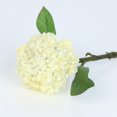 thumbnail image 3 of maskred Artificial Snowball Flower Simulation Flower Ball Decor Home Office Cloth Plant, 3 of 6