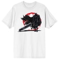 thumbnail image 5 of Berserk Anime Character Guts Men's White Graphic Print T-Shirt-XL, 5 of 6