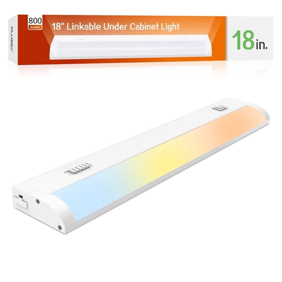ALUSSO Under Cabinet Lighting 18 inch Dimmble 5CCT Linkable Hardwired Fixture