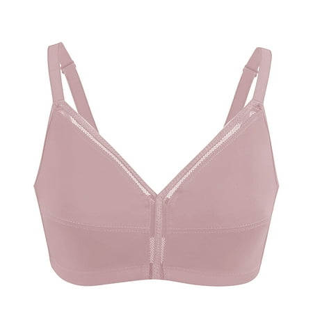 XFYSSS Women s Solid Color Full Cup-thin Ice Silk Seamless Large Chest Gathering Breathable Underwear Daily Bra