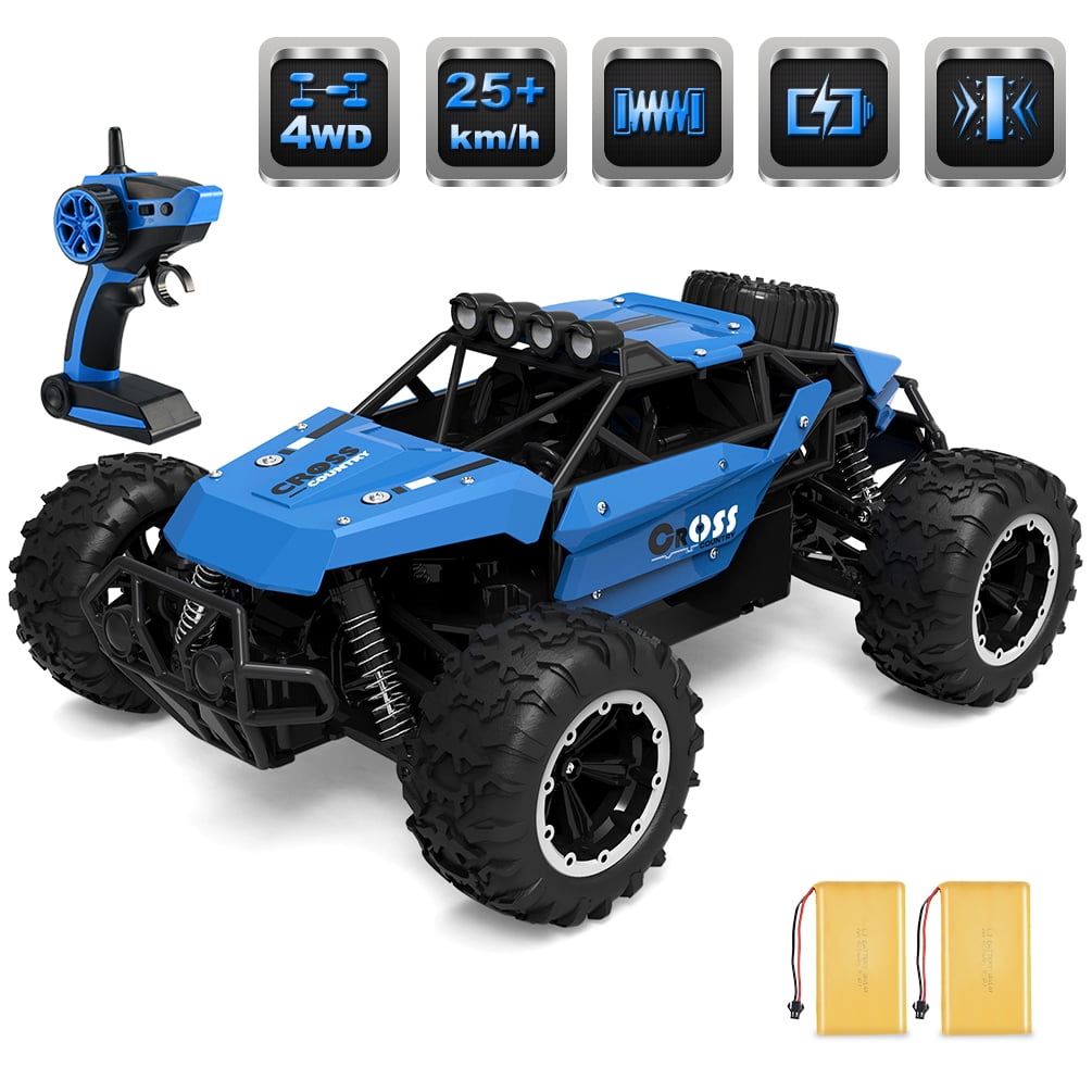 RC Car 1/16 2.4G 4WD 25km/h High-speed Remote Control Car Boat RC Stunt Car with Working
