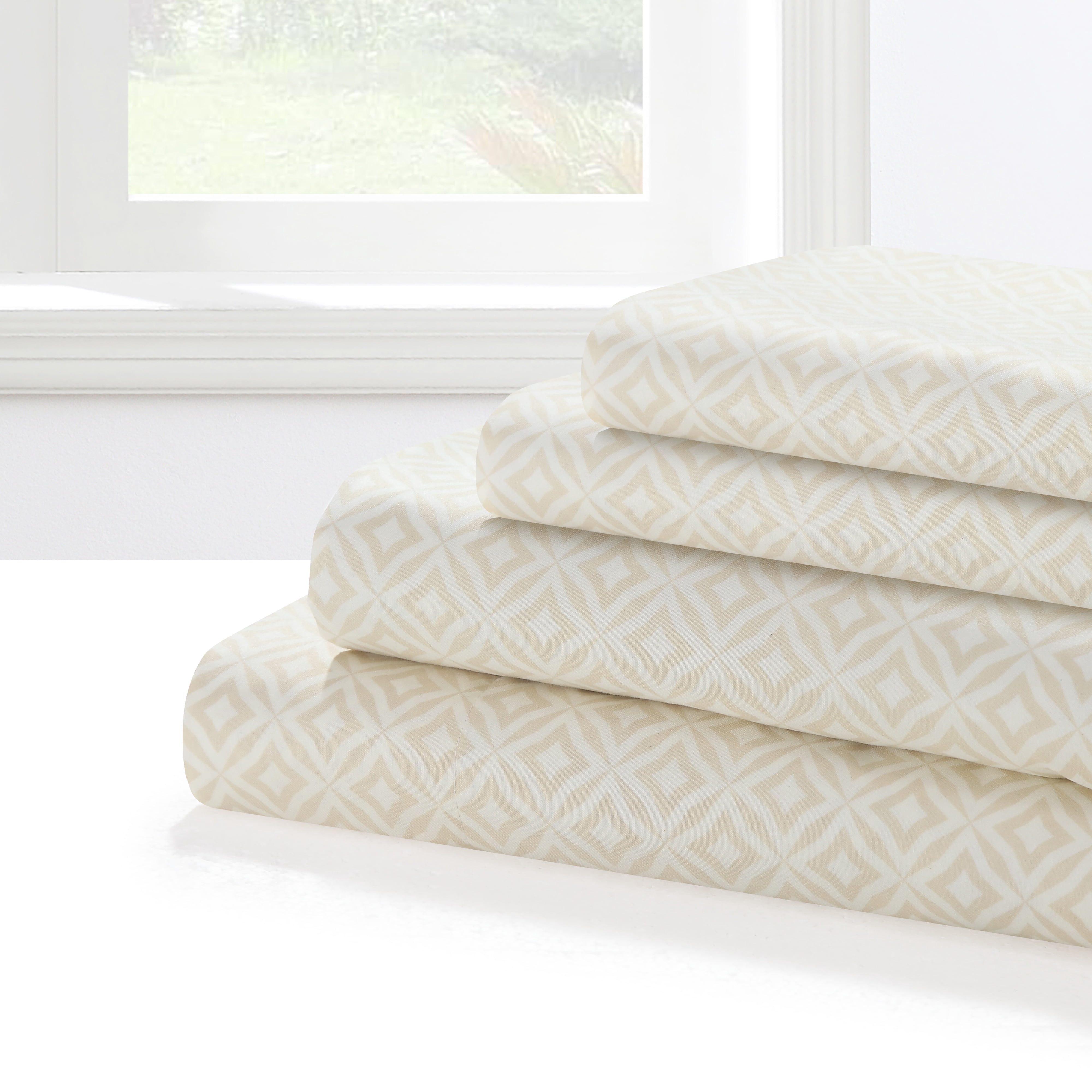 Harper Microfiber 4-piece Sheet Set Full