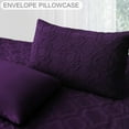 thumbnail image 2 of Whale Flotilla 2-Piece Tufted Twin Size Comforter Set, Soft Fluffy Shabby Chic Comforter for All Seasons, Farmhouse Boho Duvet Bedding Sets with 1 Pillow Sham, 68"x90", Purple, 2 of 9