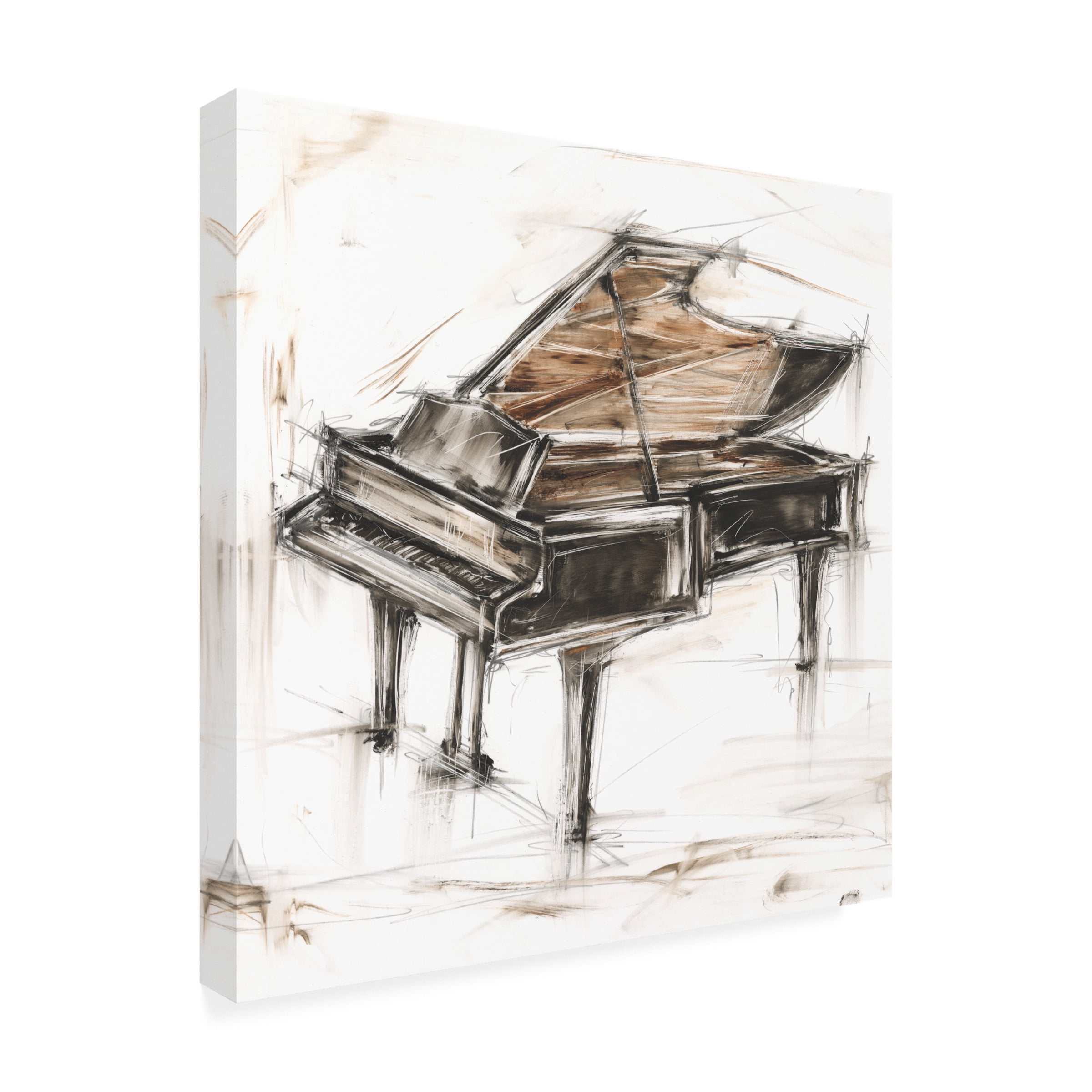 Ethan Harper 'Grand Piano Study' Canvas Art
