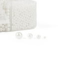 thumbnail image 4 of Cousin DIY Assorted White Faux Pearl Beads Kit – 615-Piece Round Beads with Organizer Case for Jewelry Crafts, 4 of 9