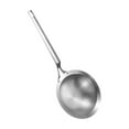 thumbnail image 4 of Cuchara Ranurada de Acero Inoxidable, Colador de Cocina, Cucharón con Agujeros Grandes, Mango Ergonómico, Colador para Asar, Cucharón para Hogar Y Res Diámetro 18cm, 4 of 8