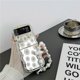 thumbnail image 1 of Wave Shell Case for Samsung Galaxy Z Flip 5 with Wrist Strap, Electroplated TPU Case Galaxy Z Flip 5, Shockproof Case Z Flip 5, 1 of 5